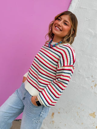 Kadence Striped Sweater