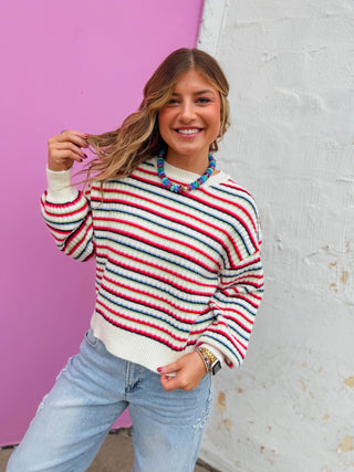 Kadence Striped Sweater