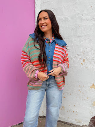 Elevate your everyday style with the Lizzie Cardigan Sweater. This open-front cardigan features long sleeves and vibrant multicolor stripes for an instant pop of color. Ribbed hems provide a polished finish and comfortable fit. Perfect for layering over basics or wearing solo, this cute piece adds personality to any outfit.
house of color Autumn
house of color Spring
shop by color season