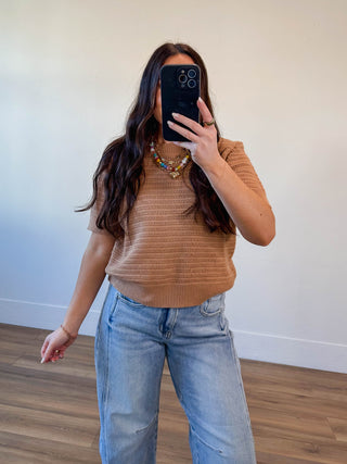 Marci Knit Top-Mocha