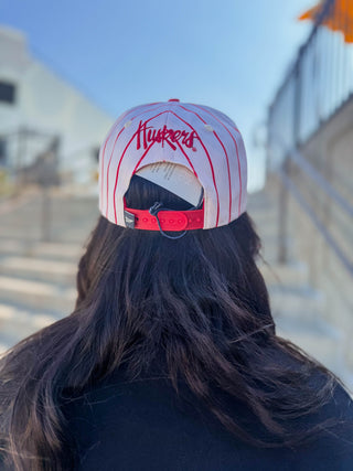 Nebraska Pinstripe Trucker Hat