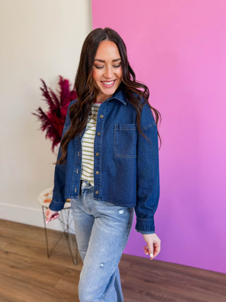 Melanie Striped Top-Apple Green