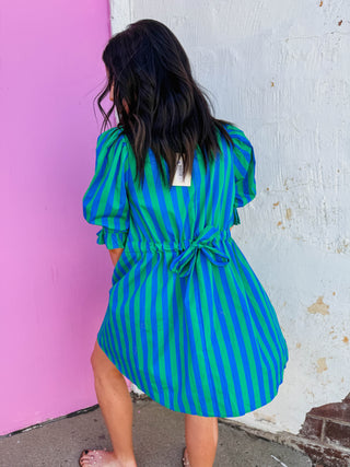 Julia Striped Mini Dress