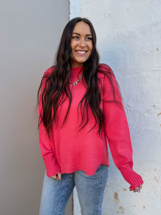 Sophia Sweater-Coral