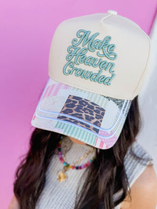 Make Heaven Crowded Trucker Hat