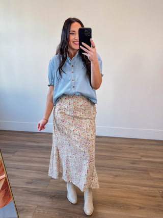 Meadow Muse Midi Skirt