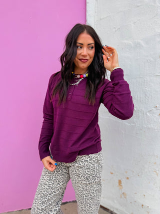 Reagan Henley Sweater