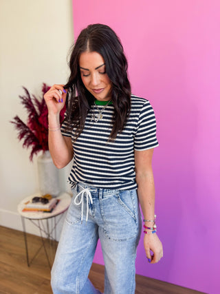 Brandy Striped Tee