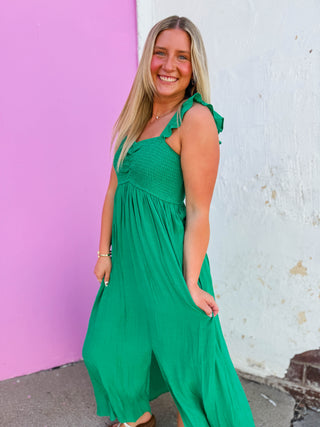 Emmie Maxi Dress-Green