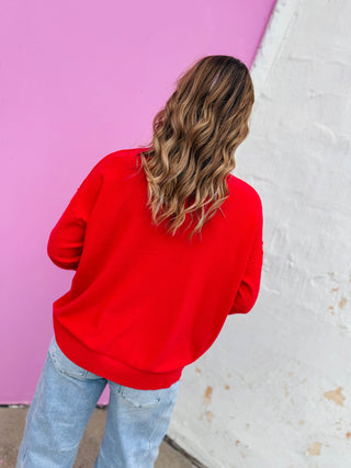 Camille Sweater-Ruby