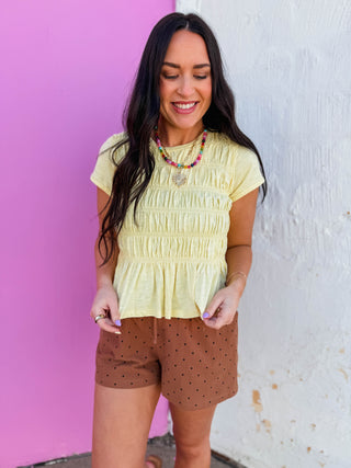 Emme Smocked Top