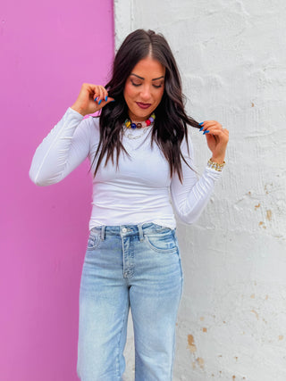 Base Layer Long Sleeve-White