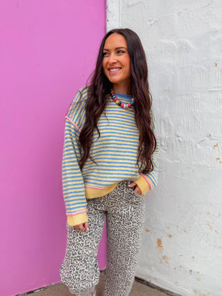 Juno Striped Sweater