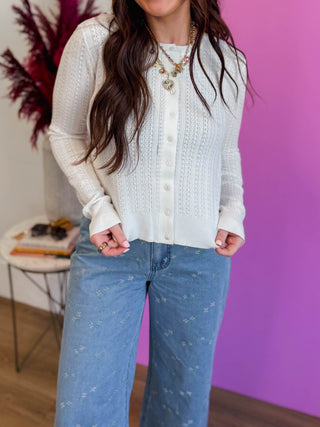Corrine Cardigan-Ivory