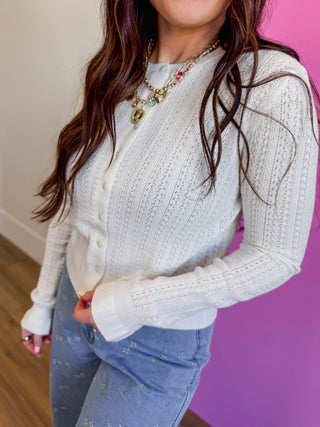 Corrine Cardigan-Ivory