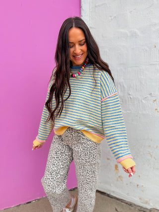 Juno Striped Sweater