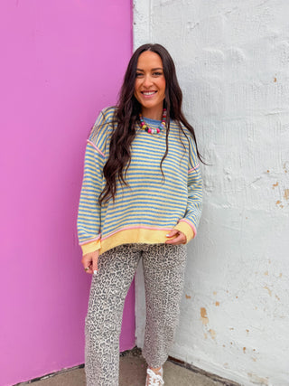 Juno Striped Sweater