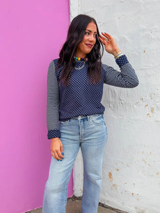 Discover the perfect blend of playful style and everyday versatility with the Pattern Play Top. This long sleeve features a mix of polka dots and stripes that brings personality to your wardrobe. Effortlessly transition from office days to weekend adventures—pair it with tailored pants for work polish or dress it down with your favorite jeans. A fun, feel-good piece that proves work-to-weekend dressing doesn't have to be complicated.
house of color Summer
house of color Winter
shop by color season