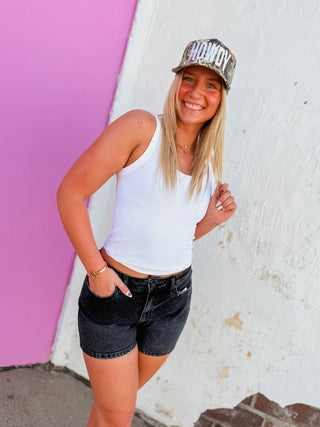 Layer Me Up Tank-White