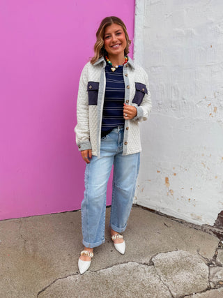 Jen Quilted Shacket