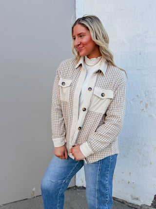 Finnick Checkered Shacket