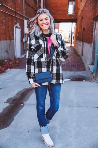 Jessie Plaid Shacket