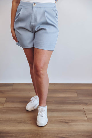 Julia Shorts-Light Blue