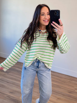 Lena Striped Sweater