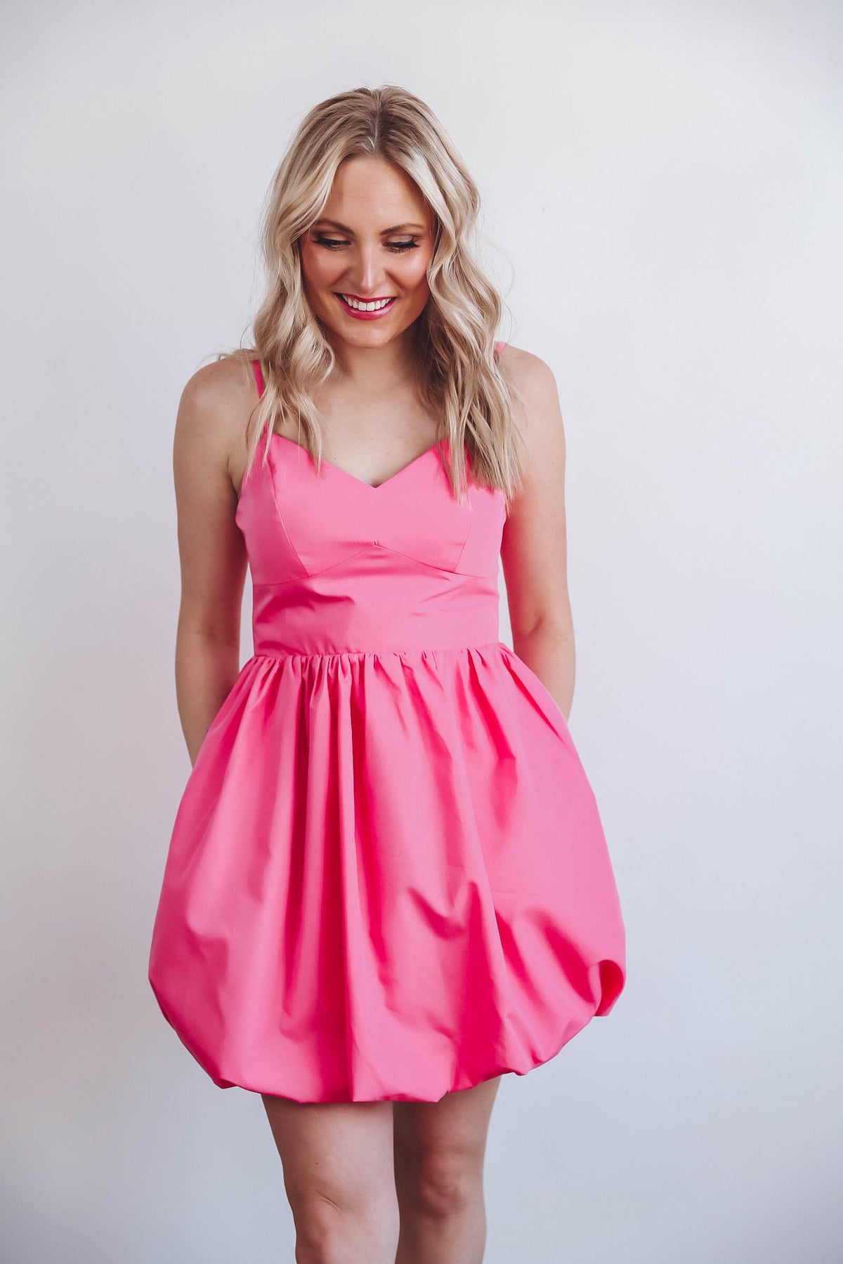 Camille Mini Dress-Pink