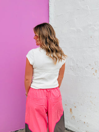 Liv Ribbed Tee