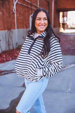 Chase Striped Pullover