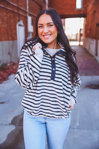 Chase Striped Pullover