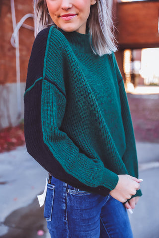 Vinny Color Block Sweater