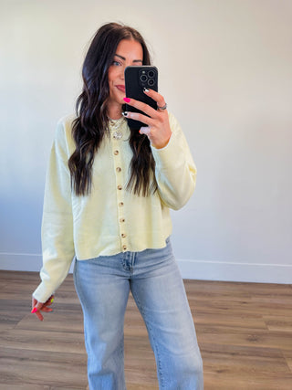 Daydream Striped Cardigan-Daisy