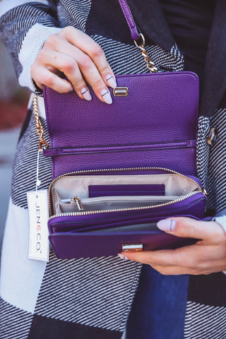 Lauryn Crossbody-Dark Purple