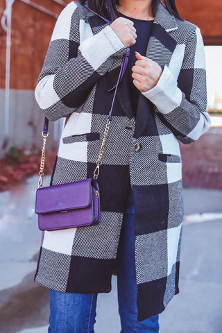 Lauryn Crossbody-Dark Purple