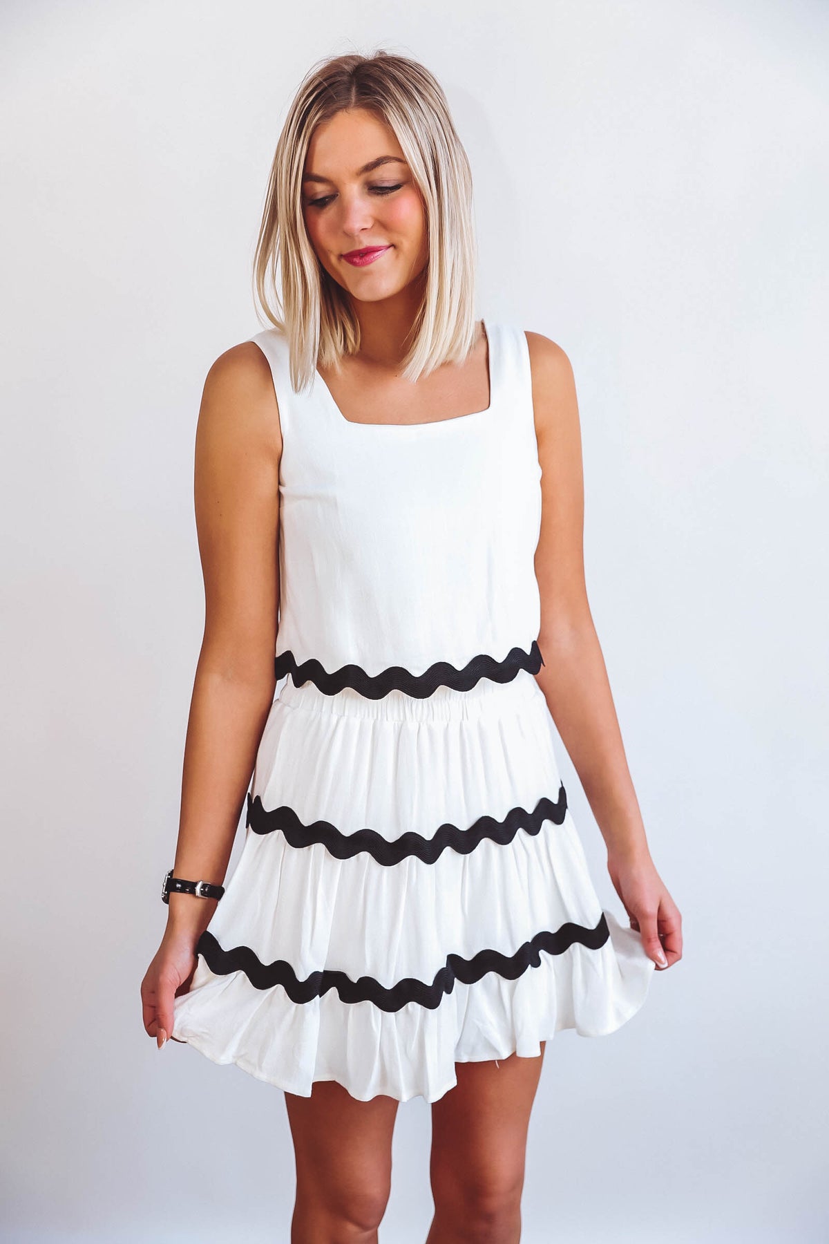 Mallorie Skirt-White