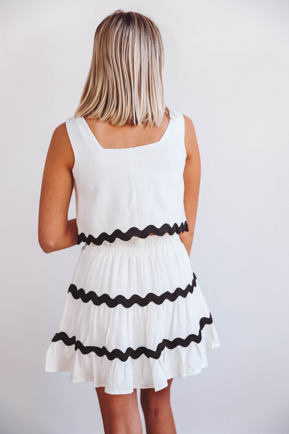 Mallorie Skirt-White