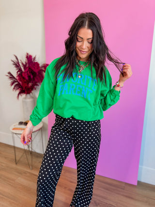 Favorite Parent Crewneck-Green
