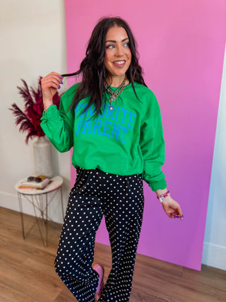 Favorite Parent Crewneck-Green