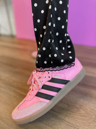 Gemma Polka Dot Satin Pants