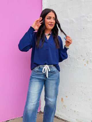 Kira Top-Navy