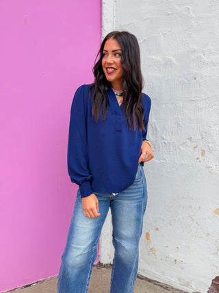 Kira Top-Navy