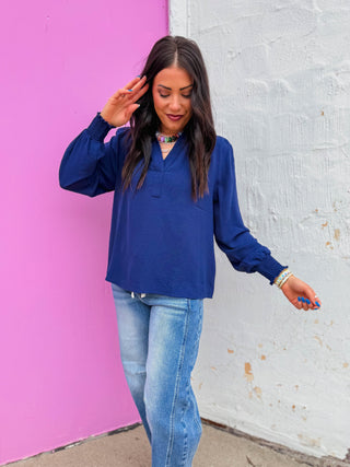 Kira Top-Navy