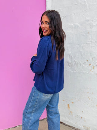 Kira Top-Navy