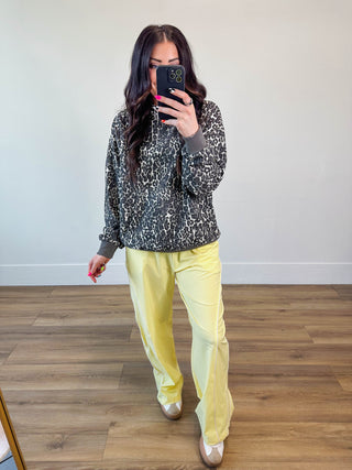 Power Play Track Pants-Yellow Glow