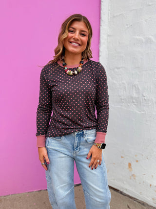 Grace Polka Dot Top