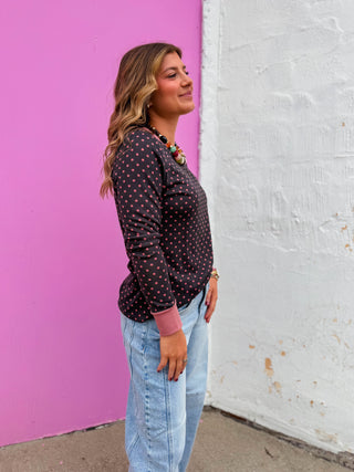 Grace Polka Dot Top