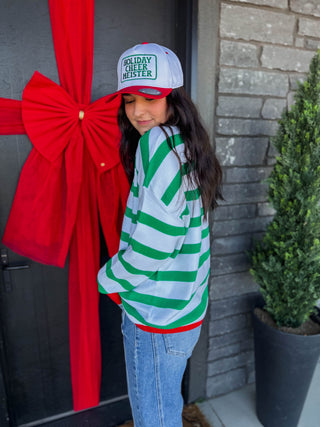 Home For The Holidays Sweater-Green