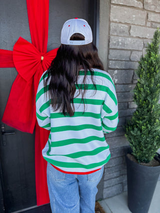 Home For The Holidays Sweater-Green